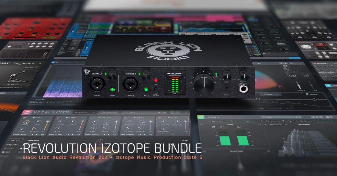 Black Lion Audio Revolution 2x2 - iZotope Music Production Suite Bundle